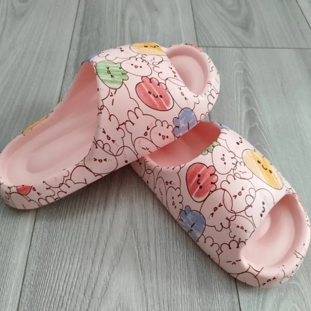 Comfy cloud PINK platform summer lightweight sandals / slippers BEACH ready